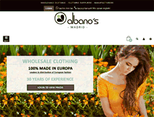 Tablet Screenshot of albanosonline.com